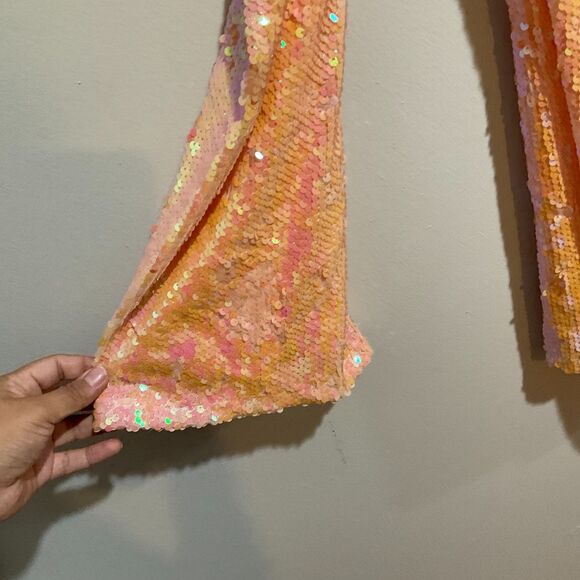 Club Exx Dolls Kill Starry Eyed Romance Sequin Mini Dress Large NWT Party Rave - Picture 3 of 12